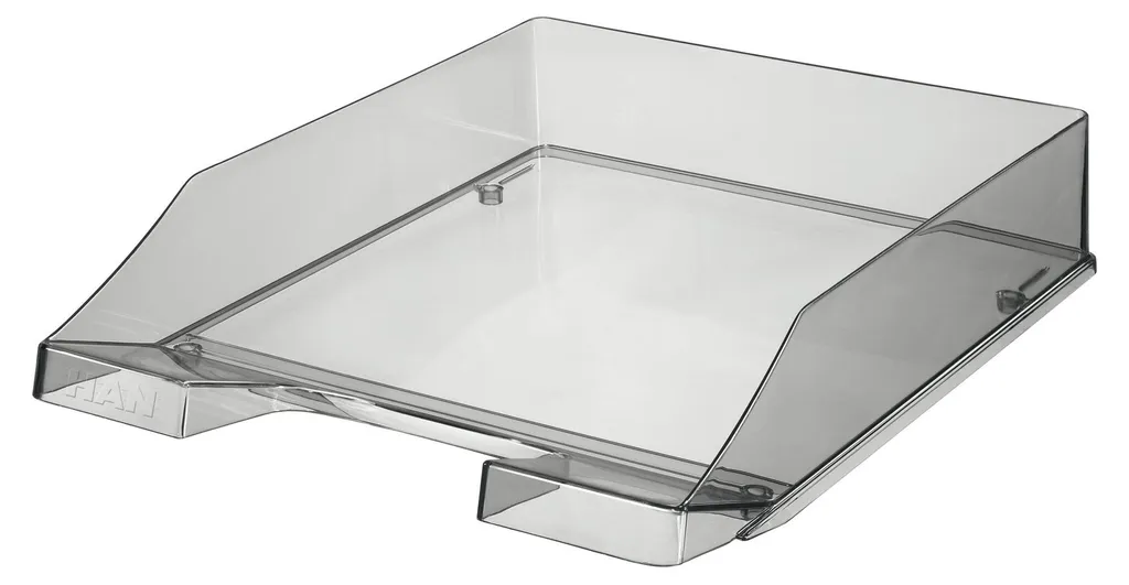Bannette de bureau A4 Grise Translucide - Lot de 6 range-documents DIY - 2
