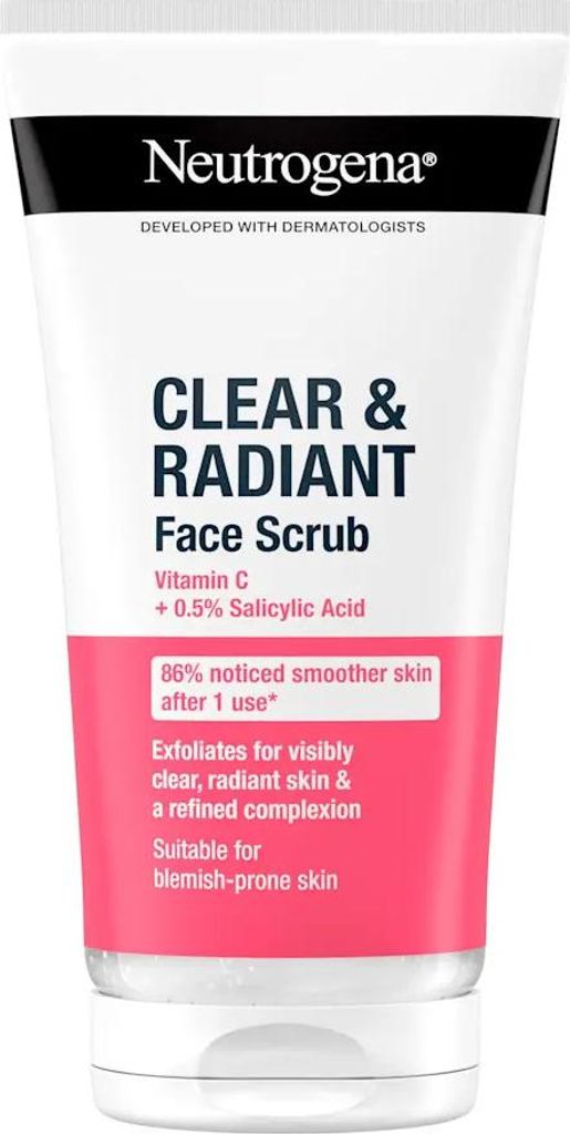 Neutrogena Clear & Radiant Tägliches Gesichtspeeling Produktbild 