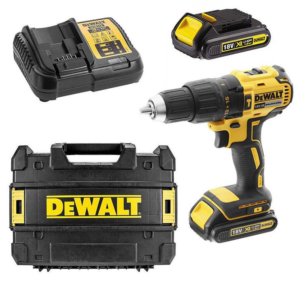 Perceuse-visseuse à percussion 18V DEWALT DCD778S2T-QW avec Image du produit 