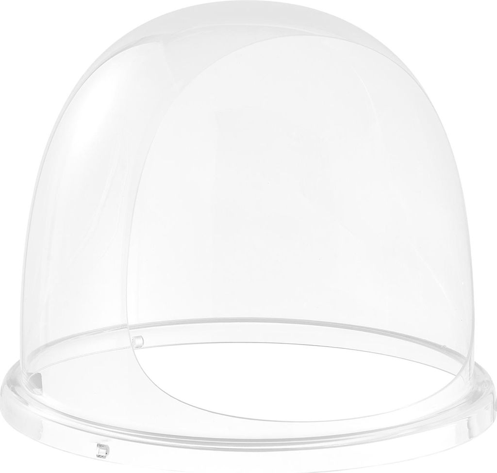 SucceBuy Transparente Acrylkuppel für Zuckerwattemaschinen, kompatibel mit 15-Zoll-Schüssel, ideal für Partys und Geschäfte, mit Bodenrillen-De...