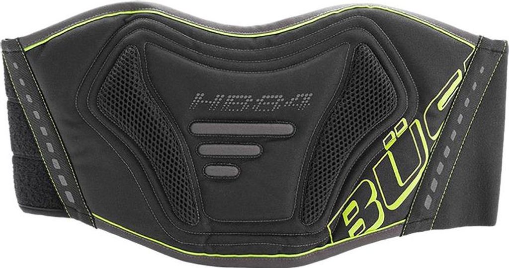 Büse Taslan Nierengurt in schwarz / neongelb, Größe:S