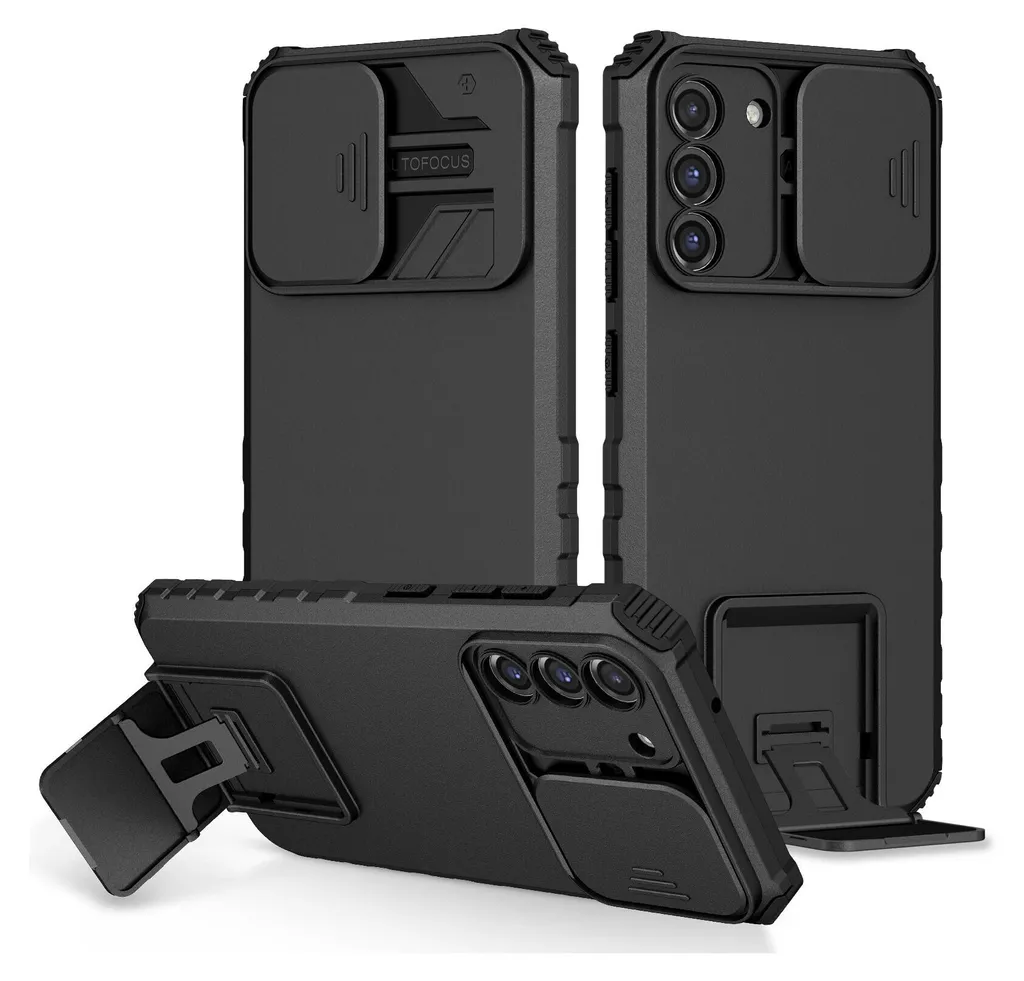 Cover Tattica Samsung S21 5G: Protezione Militare e Supporto Auto