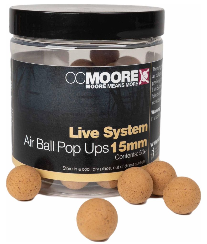 CC Moore Live System Air Ball Pop Ups 15mm - 52g Boilies Produktbild 