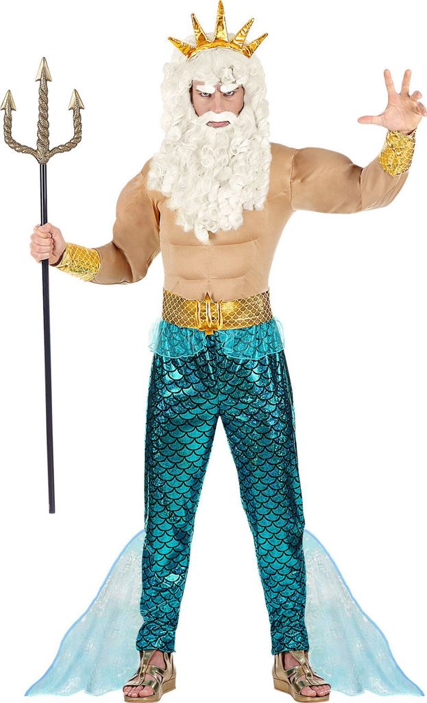 Dieu de la mer déguisement - Poséidon costume Neptune dieu Image du produit 