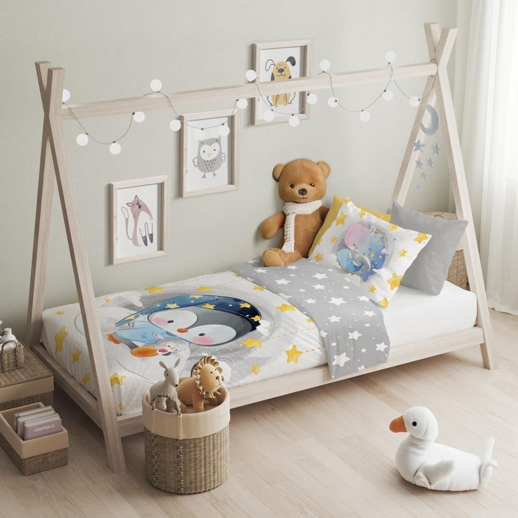 Detské posteľné prádlo Tučniak 135x100 cm Obrázok produktu 9