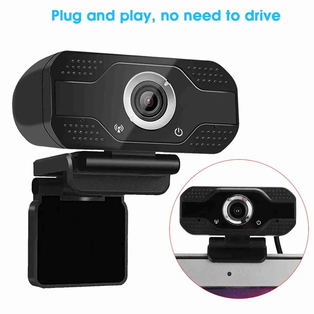 Webcam 1080P Haute Définition, Micro Réduction de Bruit, USB Noir - 9