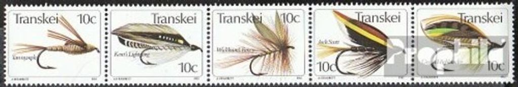 Briefmarken Südafrika - Transkei 1981 Mi 83-87 Fünferstreifen (kompl.Ausg.) FDC Angelhaken