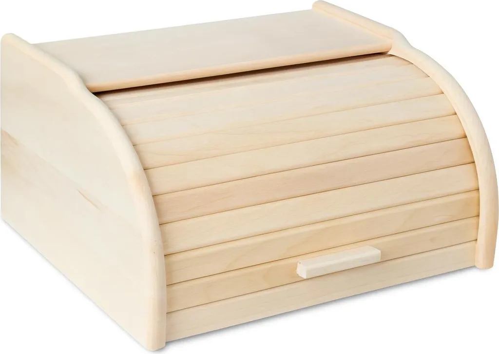 Cestino per il pane in legno - grande naturale | cestino per il pane | cestino per il pane in legno | organizzatore ecologico per la cucina | cestino per il pane