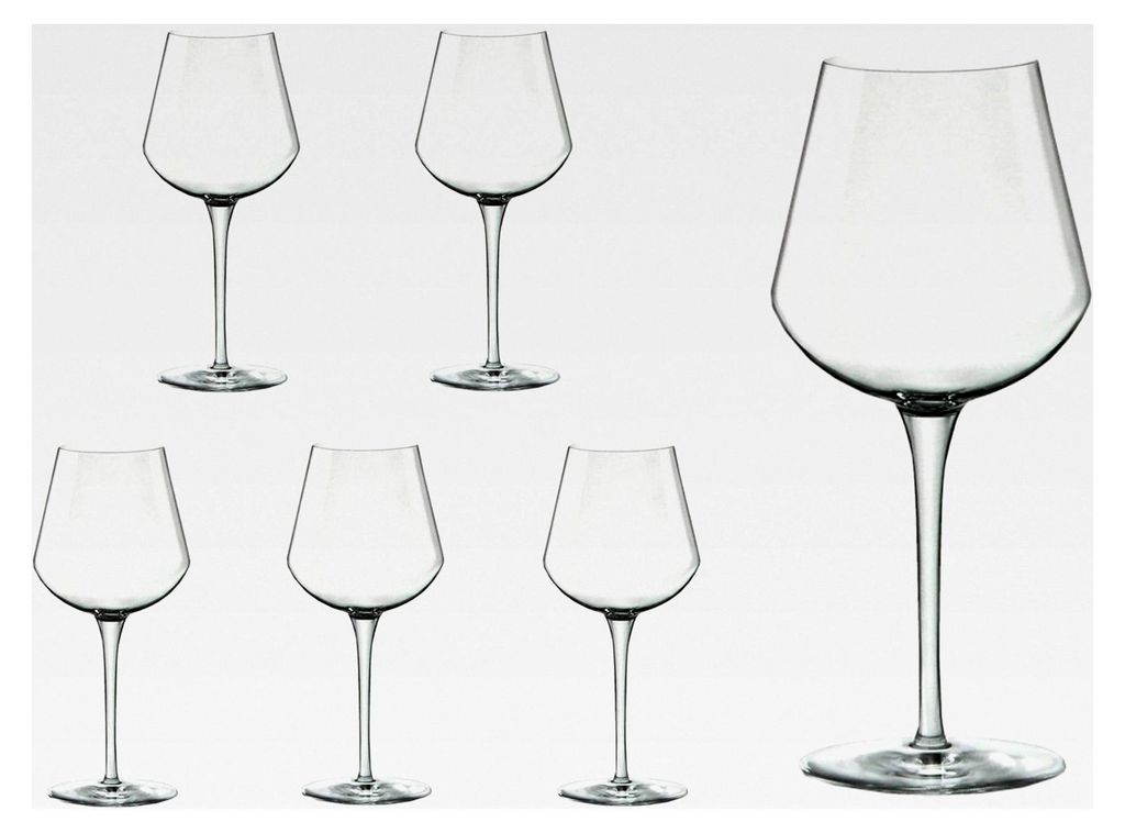 6er Set Weingläser Small inAlto 38 cl aus hochwertigem Kristallglas, erhöhte Bruchfestigkeit, elegantes Design