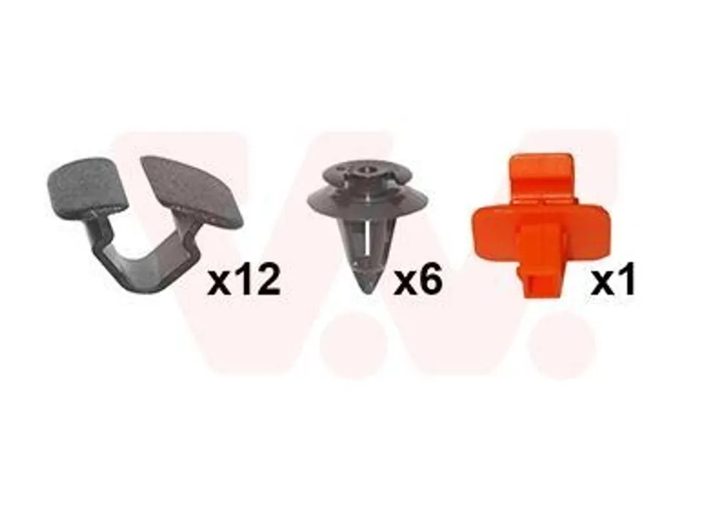 Kit de montage capot avant VAN WEZEL 7622797 pour Skoda Octavia III