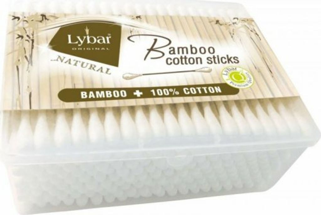 Patyczki Kosmetyczne Lybar 200szt Bambusowe Kwadratowe Zdjęcie produktu 