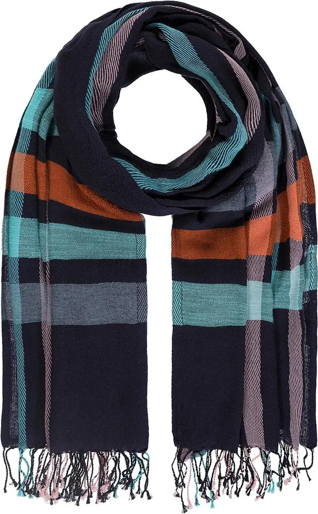 Sciarpa Passigatti Blu - Accessorio Donna Resistente e Chic