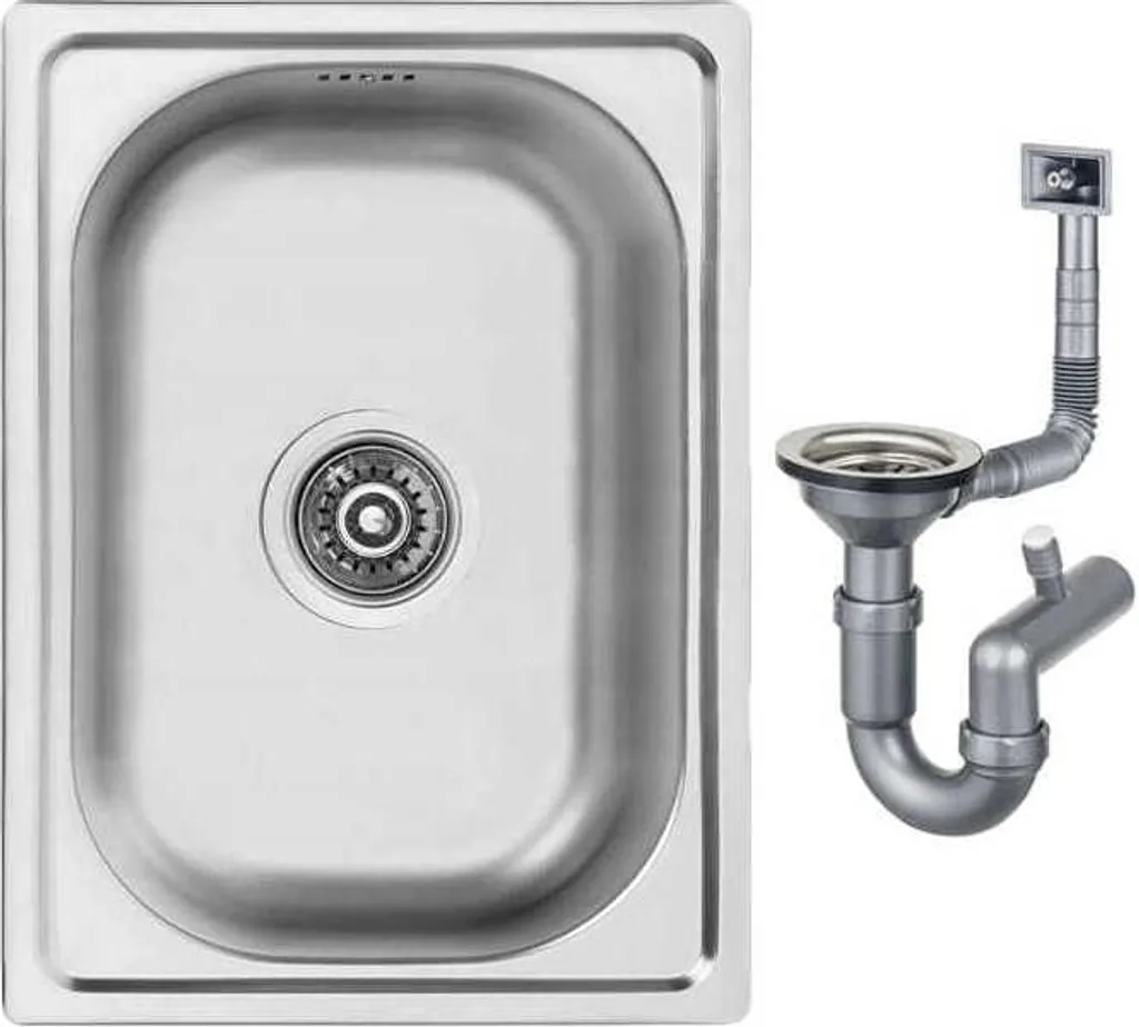 Offerta Lavello 35x48 Incasso Acciaio + Sifone OMAGGIO - 1
