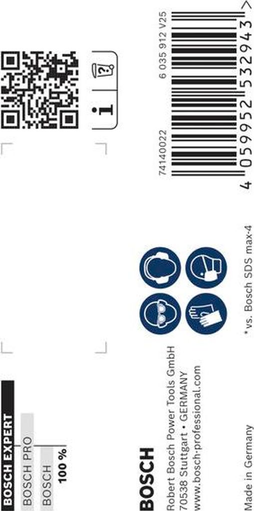 EXPERT SDS max-8X Hammerbohrer, 17 x 400 x 540 mm