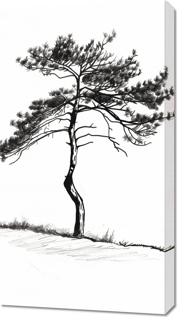 Tableau Image Pin Solitaire 50 x 90 cm - Décoration Murale Nature Art