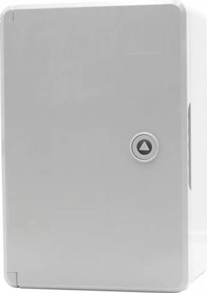 Coffret électrique étanche IP65 en ABS gris de dimensions 200x300x130