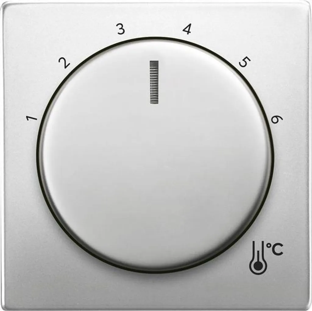 Busch-Jaeger 1794 R-866 Plaque Inox pour Capteur (2CKA001710A4203)