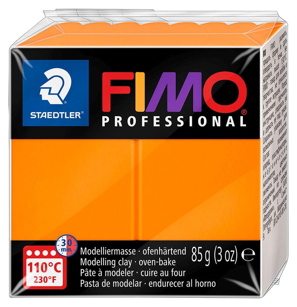 Staedtler FIMO 8004-004, Knetmasse, Orange, 1 Stück(e), 1 Farben, 110 °C, 30 min