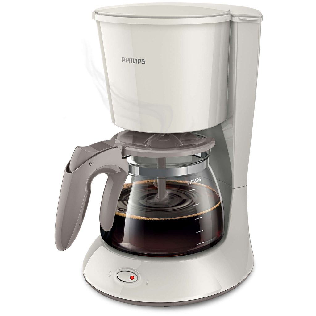 Philips Daily Collection Bílo-béžový kávovar se skleněnou Obrázek produktu 
