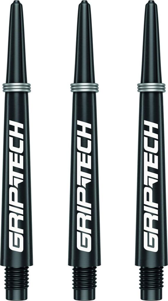 GOAT - Griptech Shafts Short, Schwarz, inkl. 3 Shafts geeignet für GOAT-Darts