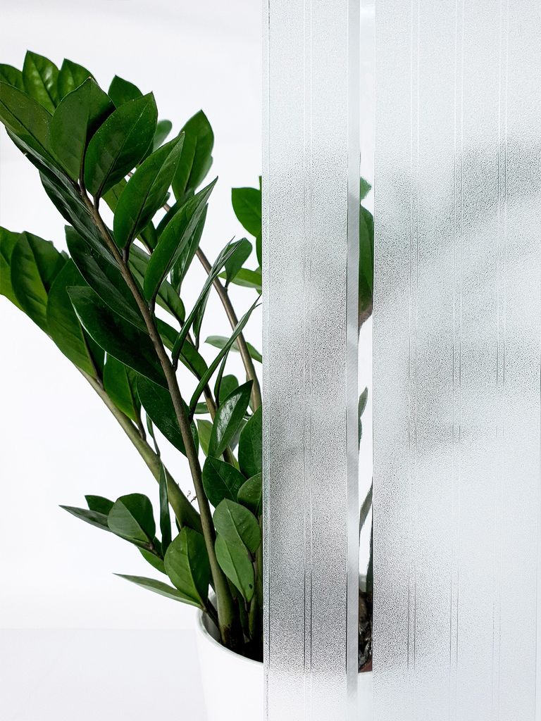 Selbsthaftend Fensterfolie 90x50 cm - Morgen Reif - Sichtschutzfolie Fenster Milchglasfolie statisch haftend | Folie Fenster für Bad und Büro - T...