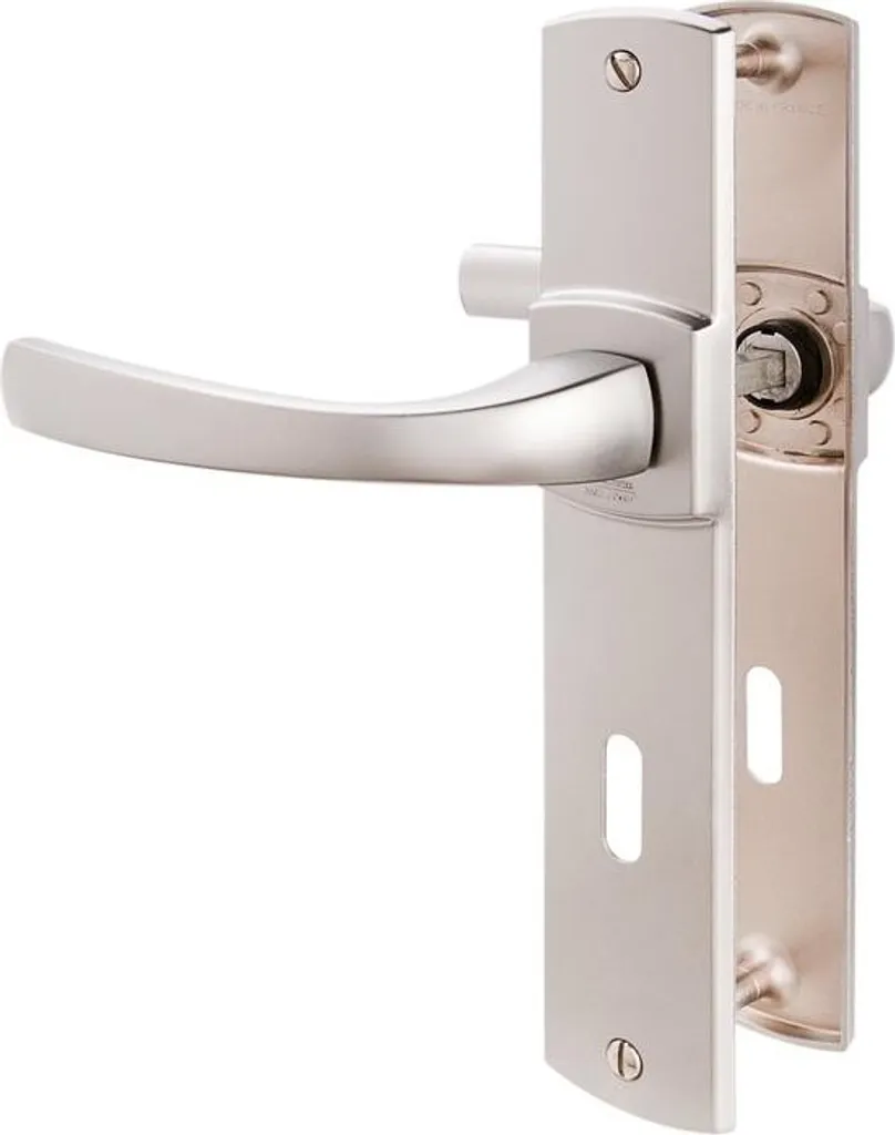 Poignée de porte intérieure Vachette Muze Chrome pour chambre et bureau