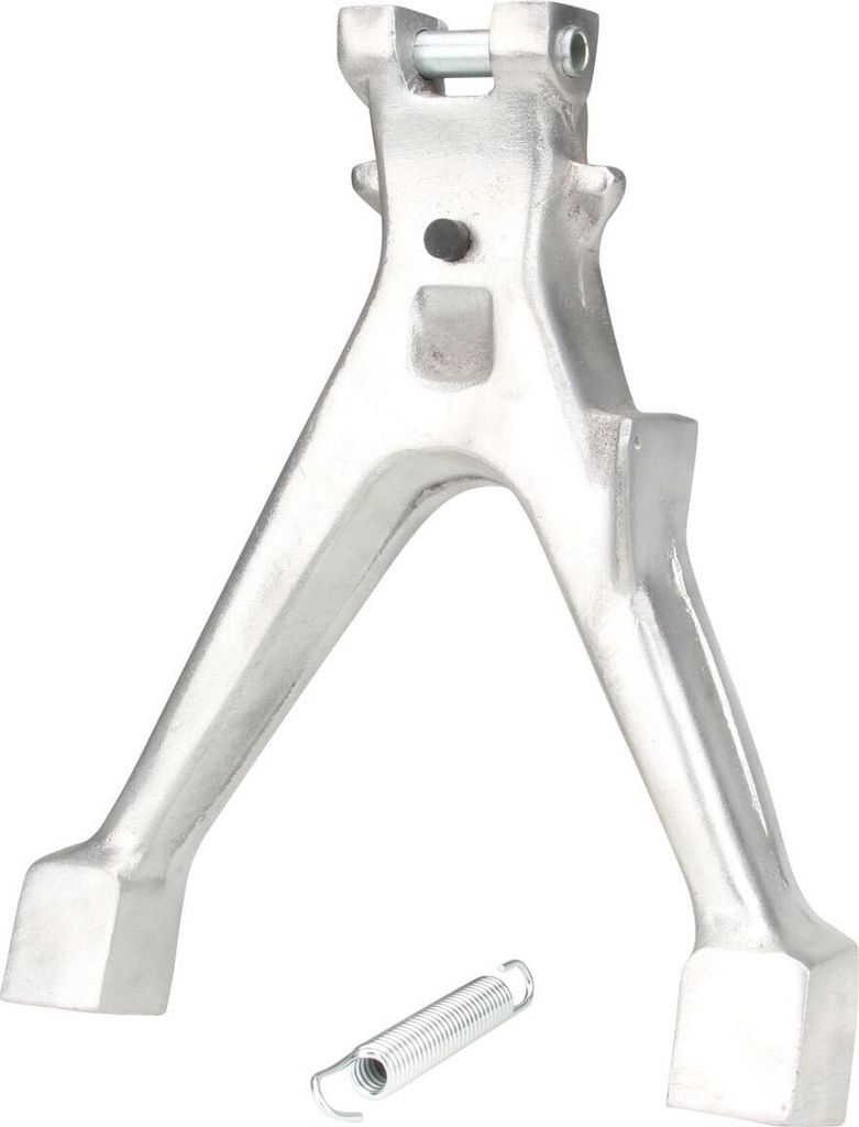 Hauptständer Kippständer Alu, 2cm Verlängert, mit Lagerrohr und Feder für Simson S50, S51, S53, S70, S83