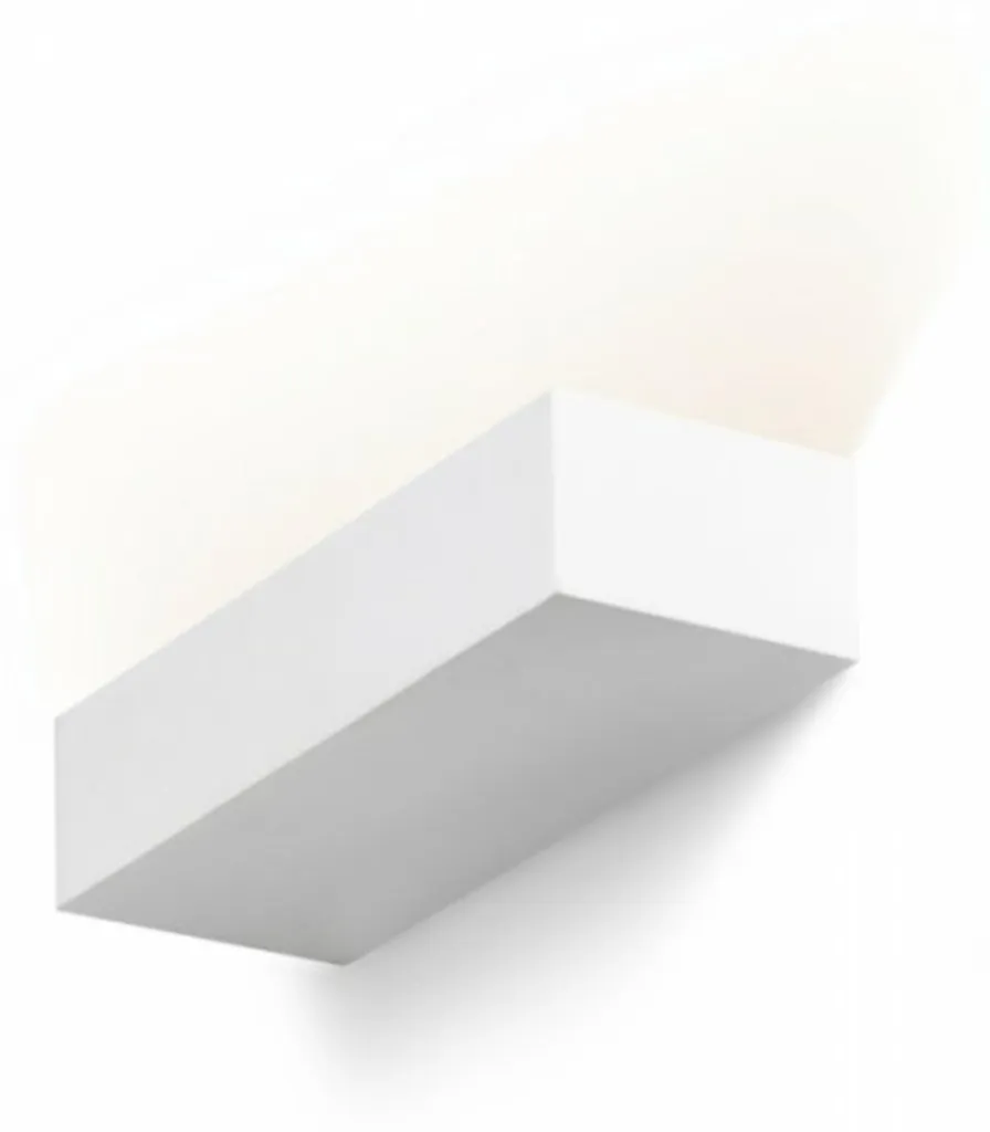 WIM Enduit Mural 230V Applique LED G9 2x5W luminaire intérieur blanc
