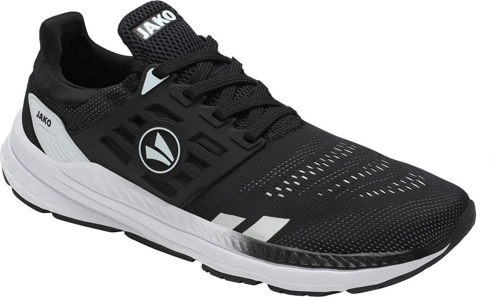 JAKO Unisex Laufschuh Premium Run II, Farbe:schwarz/weiß, Größe:44