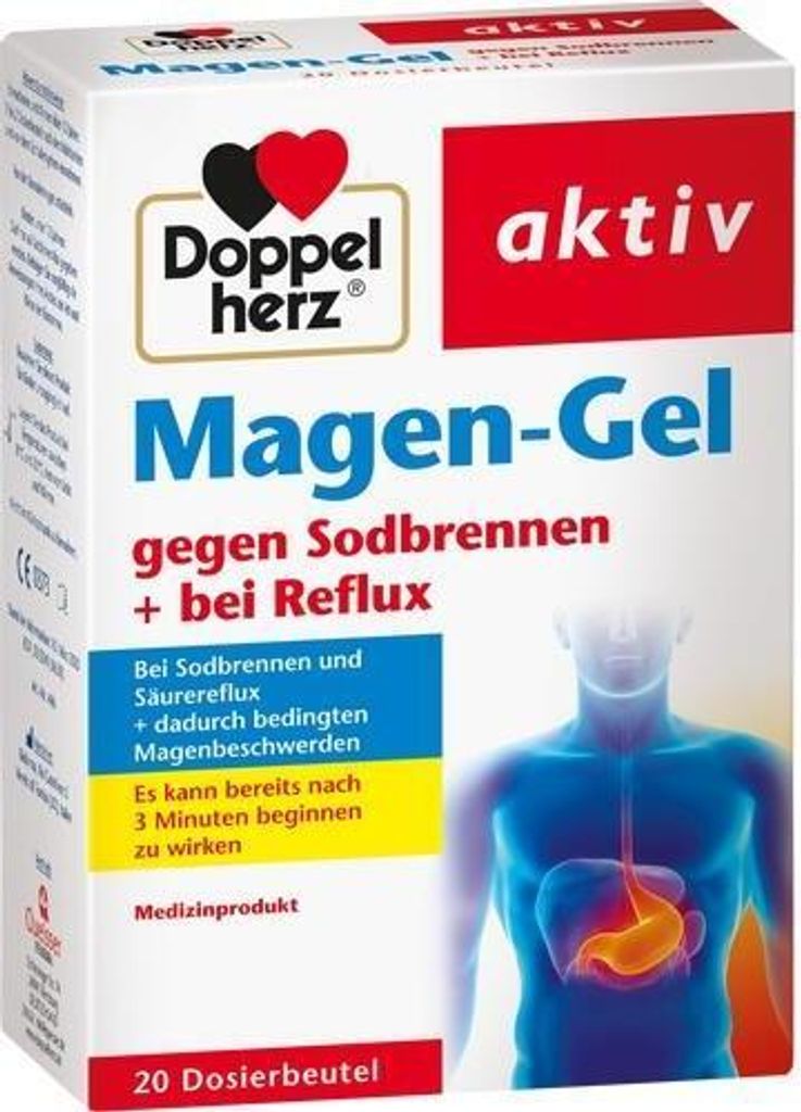 A product box for a digestive aid medication.