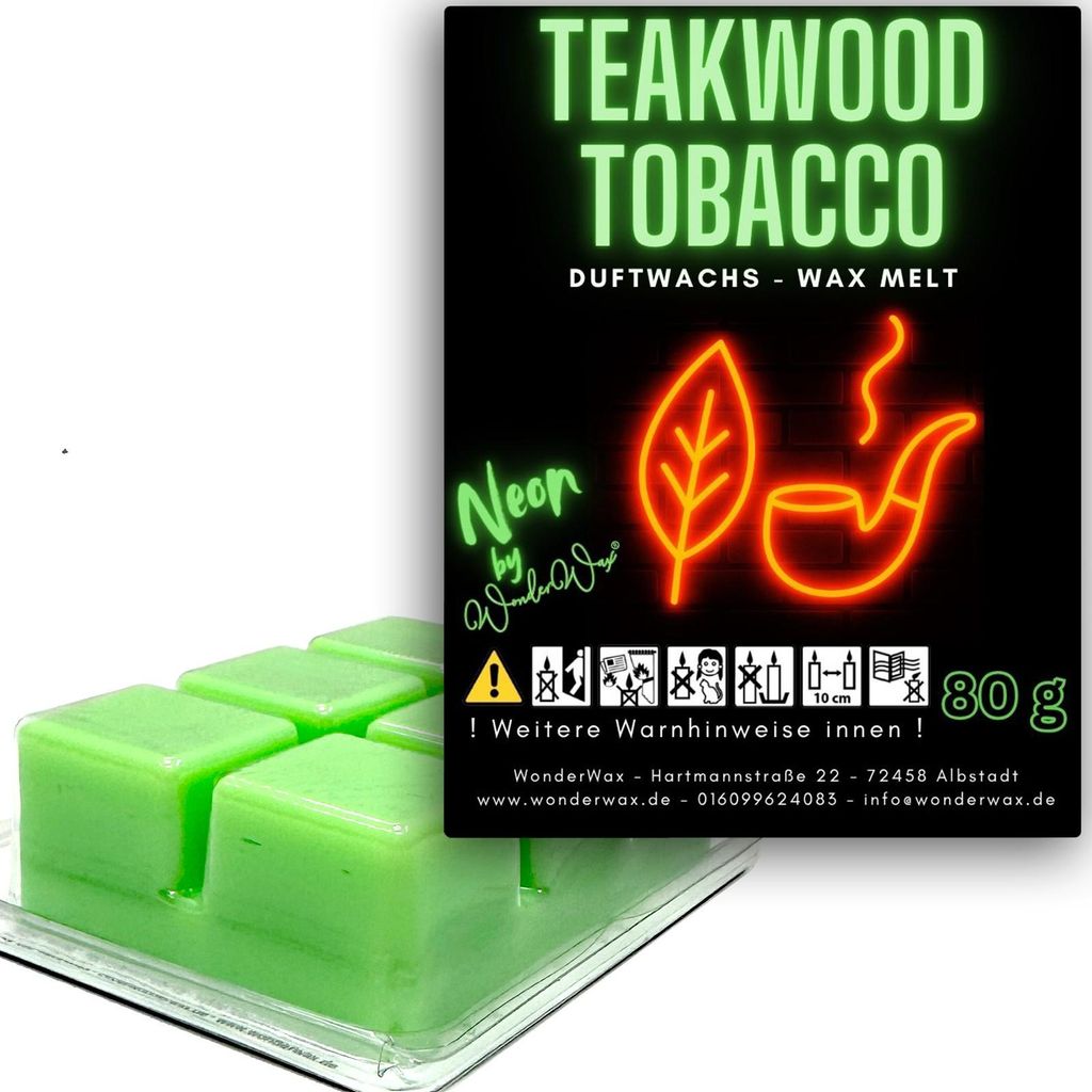 WonderWax Neon Duftwachs Wax Melts für Duftlampe, 6 Würfel Duftmelt Wachsmelt Sojawachs Neon Würfel für Raumdüfte, Wachs Duftöl Indoor Herbst...
