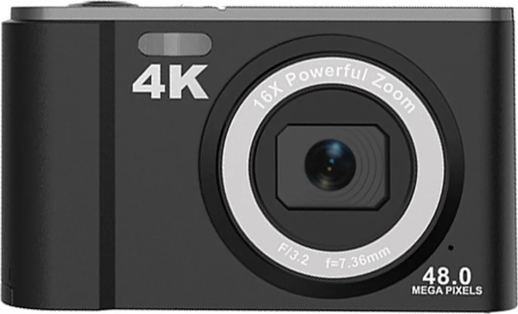 Fotocamera Digitale 4K 58MP Per Vlogging - Zoom 16X, Autofocus, Schermo IPS 2.88'' - Regalo Per Bambini E Adolescenti