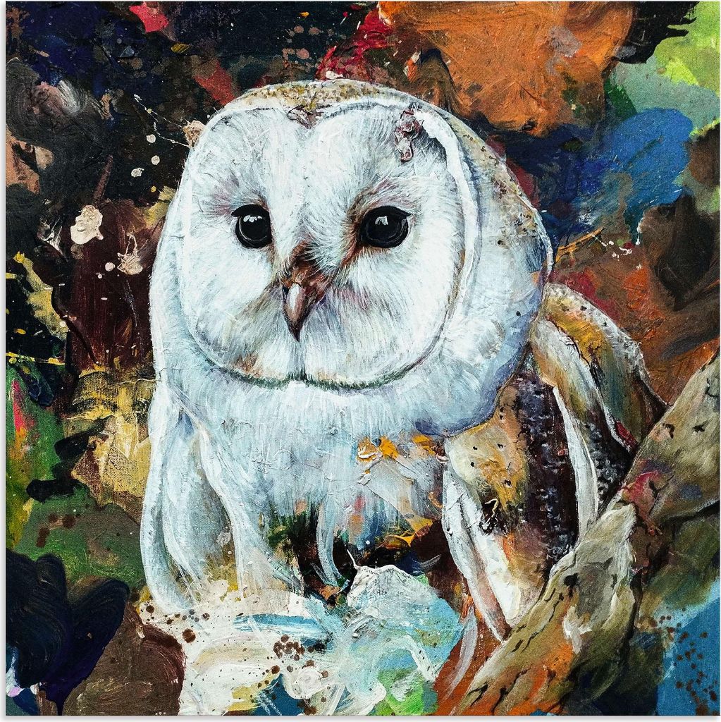 ARTland Wandbild Alu für Innen & Outdoor Seraphina Größe: 40x40 cm