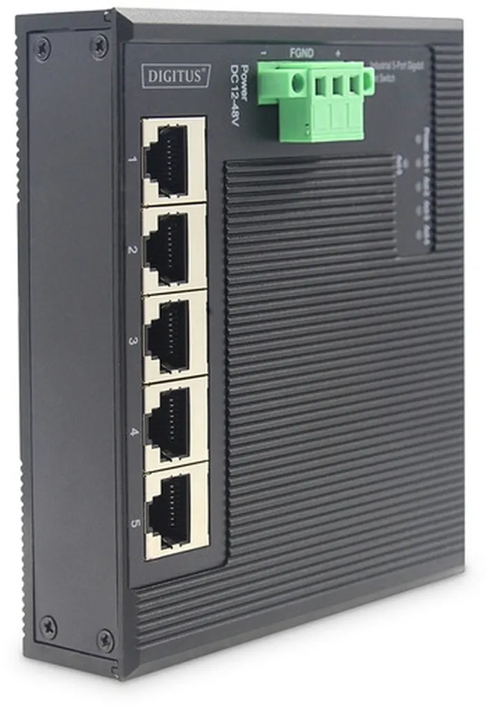 Switch Industriel 5 Ports Gigabit Noir : Finissez-en avec les Pannes Réseau
