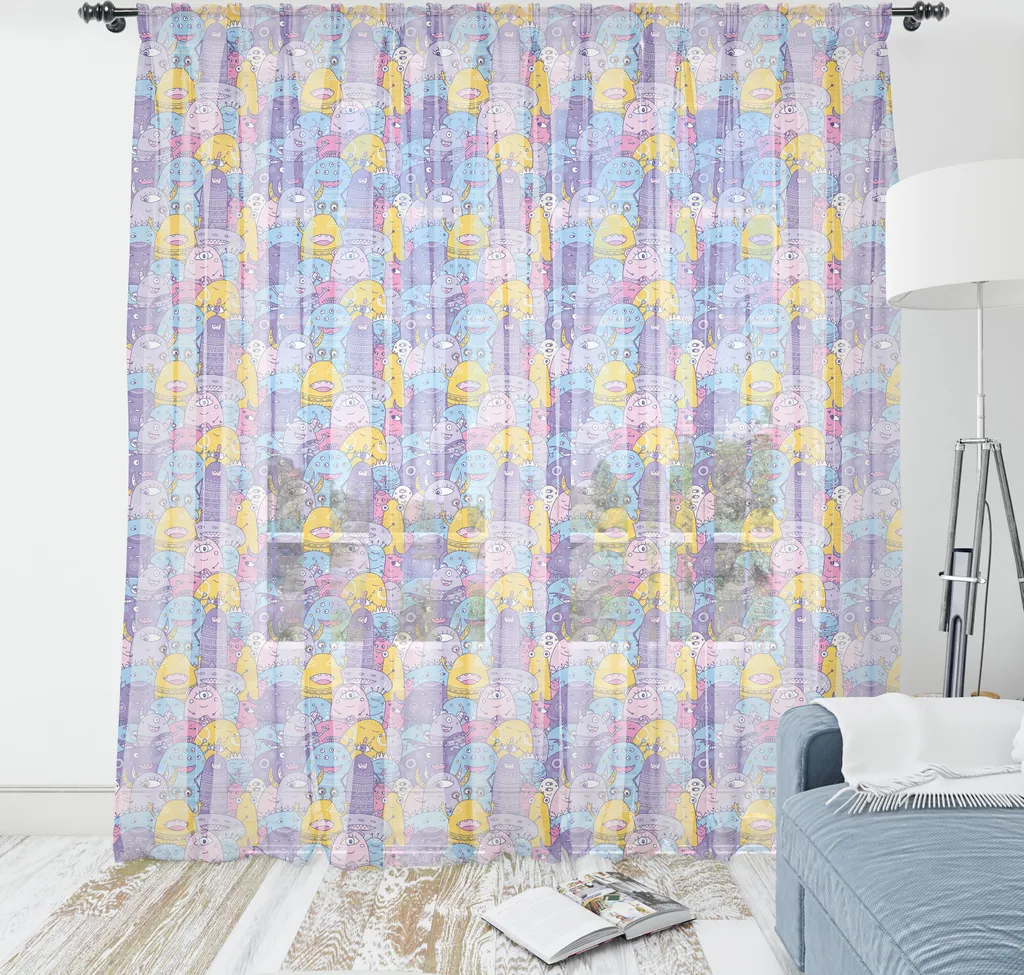Arazzo Parete ABAKUHAUS Aliens 135x274 - Raso Professionale per Interni