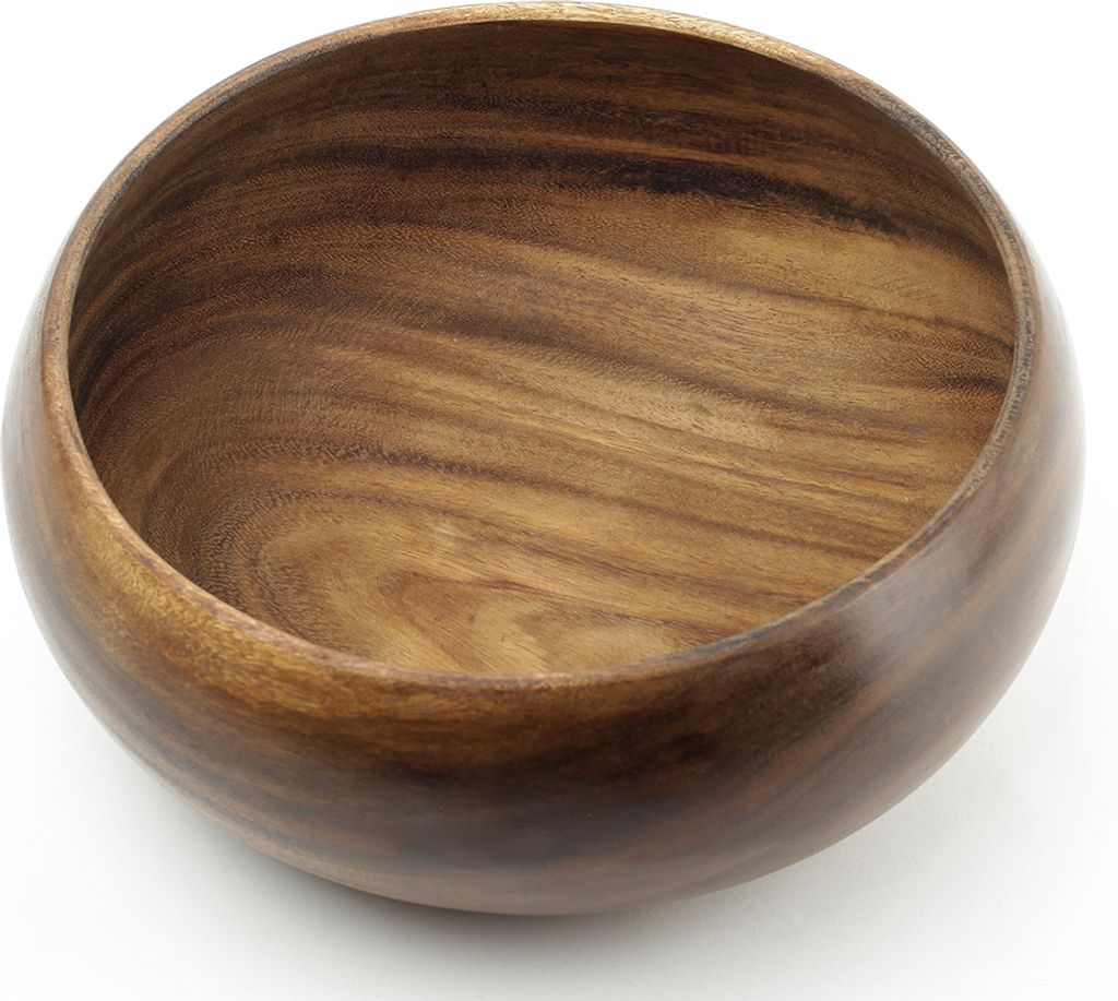 Holzschale Akazie 30x12cm  rund Schale Obstschale Deko Produktbild 