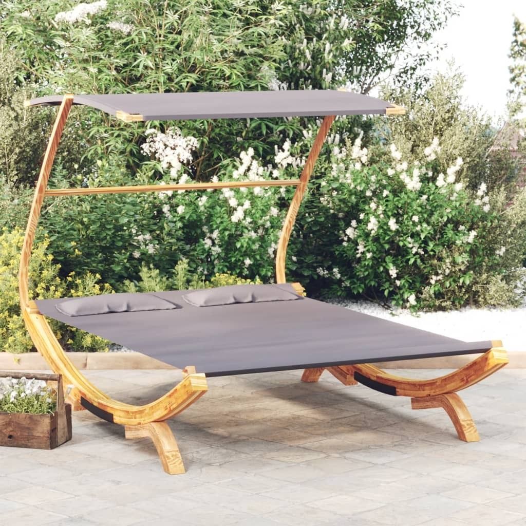 Maison Exclusive - Sonnenliege mit Dach 165x203x138 cm Produktbild 