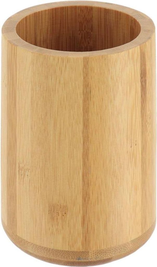 Runder bambusbecher - bambus - Tendance Produktbild 