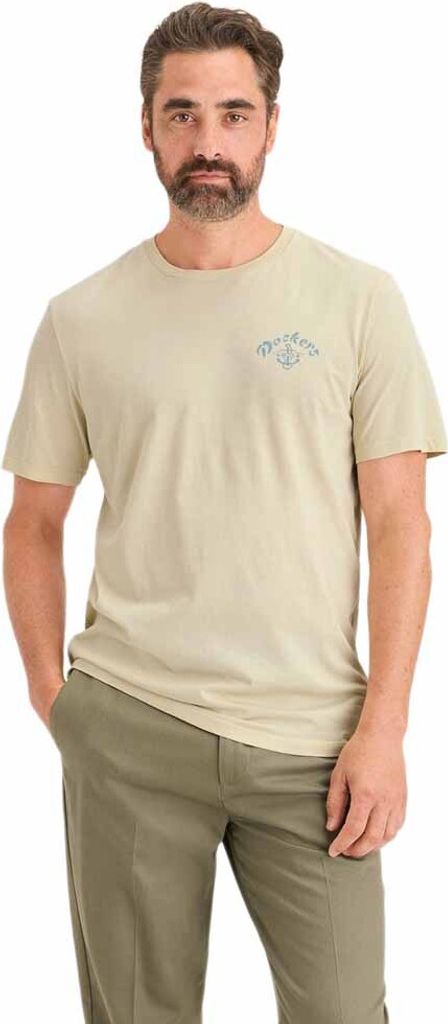 Dockers Graphic A11030301 Kurzarm-t-shirt Beige XL Mann Beige XL
