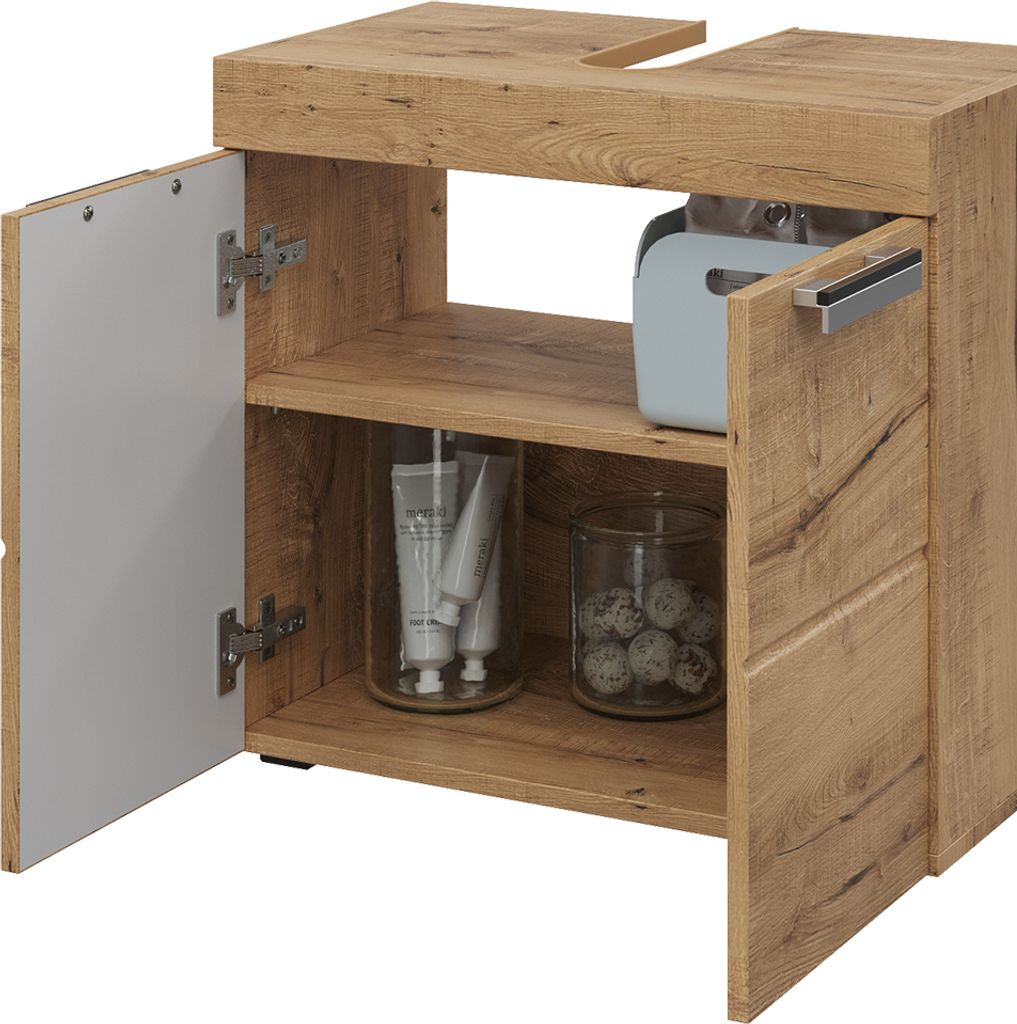 Vicco Waschbeckenunterschrank Luna, 60 x 56 cm, Eiche Produktbild 6