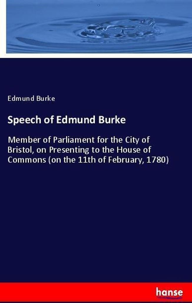 Speech of Edmund Burke