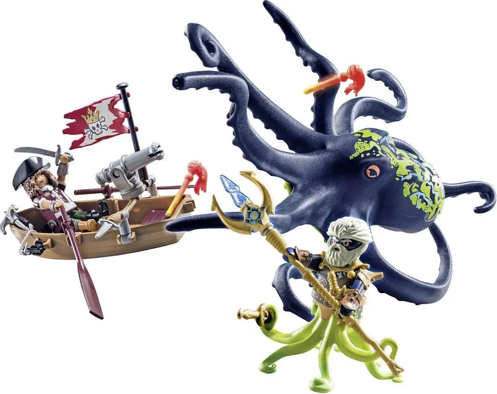 Jouet de Bain Poulpe Géant PLAYMOBIL 71419 pour Enfant dès 4 Ans