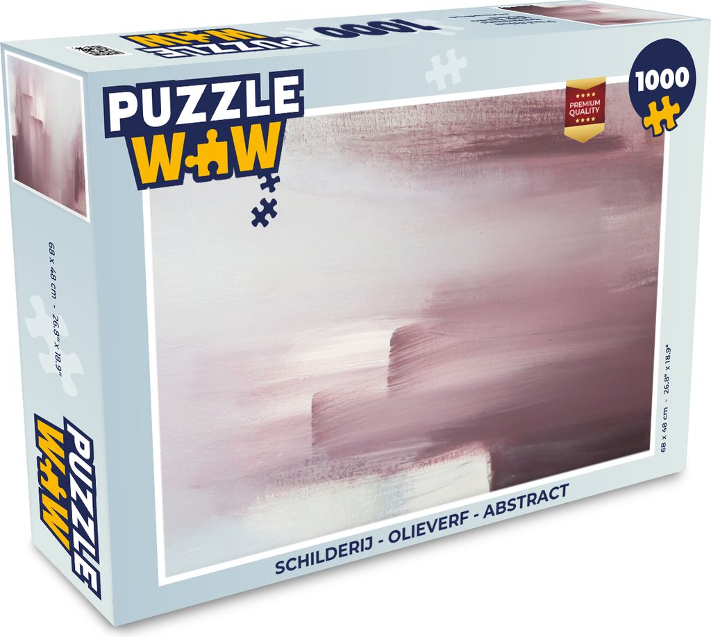 MuchoWow Puzzle 1000 Teile Malerei - Ölgemälde - Abstrakt - Erwachsene - Rätsel