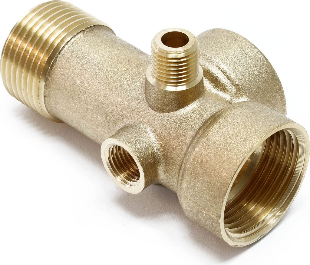 Wiltec collettore a 5 vie in ottone 2x 1" femmina 1x 1" Immagine del prodotto 