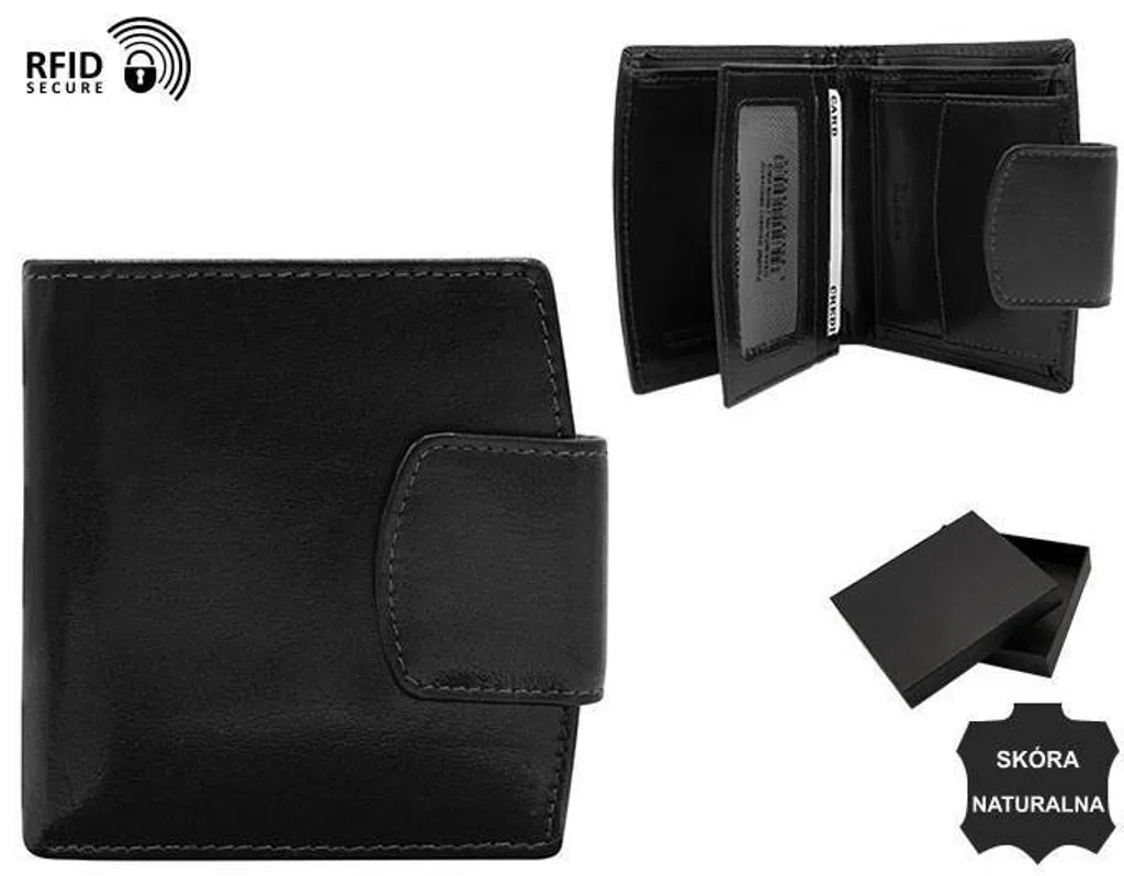 Idea Regalo: Portafoglio Donna Pelle Peter Black Universal Nero