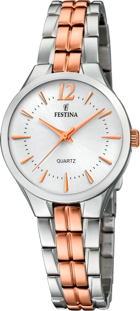 Festina F20217-2 silberne Damenuhr