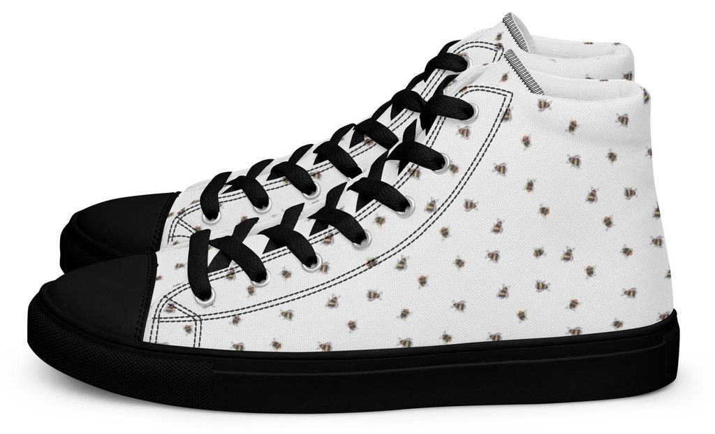 Mr. & Mrs. Panda Damen Sneaker Black Edition Hummel flauschig Größe 41 - Weiß - Geschenk, Schwarz, Schwarze Sneakers für, Natur, Lustige Sprüc...