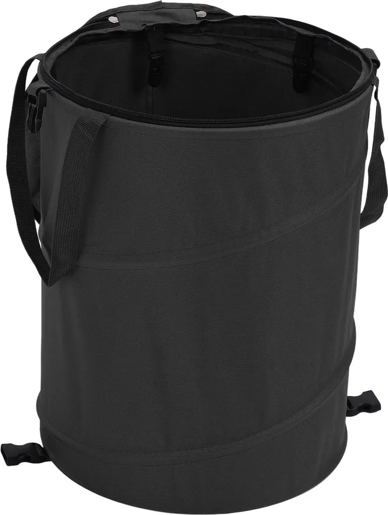 Poubelle de camping 91L pliable avec fermeture éclair - Format XL portable