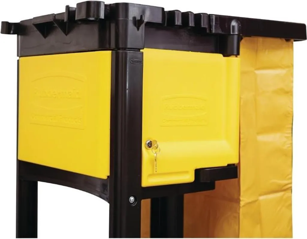 Rubbermaid Portes Verrouillables pour Chariot de Ménage - Kit de Sécurité