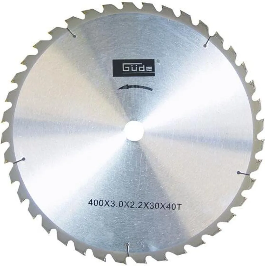 Lama GÜDE HM 400x30 mm 40 Denti per Legna da Ardere - Ricambio Top